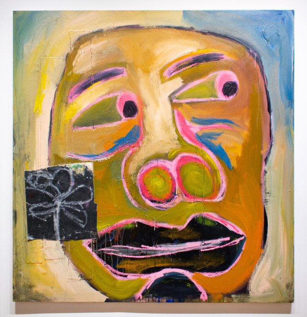 many faces inside (many demons)… spending time exploring what it means for me to feel a confrontation, 2023
Acrylic paint, canvas, oil stick on canvas
58 x 56 in. (147.3 x 142.2 cm)
Maso-1037-C