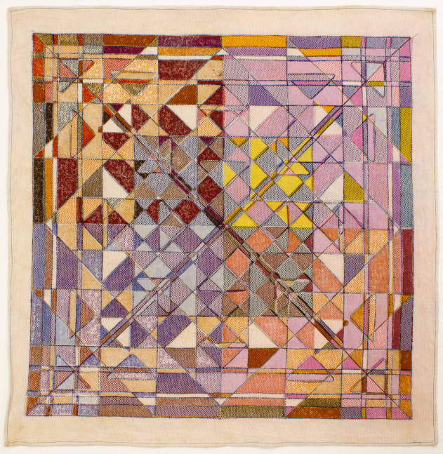 Good Brother, 1980
Cotton dyes, woodblock on unbleached cotton muslin
27 x 27 in. (68.6 X 68.6 cm)
Edition 14 of 19
Shie-1018-C