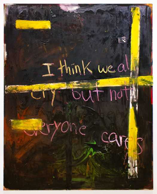if there’s caution we might be able to listen (listen), 2023
Oil stick, canvas, acrylic on canvas
72 x 58 in. (182.9 x 147.3 cm)
Maso-1038-C
