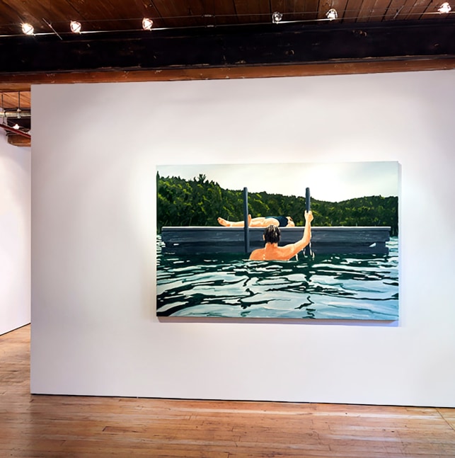 Installation view of Richard Bosman,&amp;nbsp;Raft,&amp;nbsp;2002 at Goya Contemporary Gallery, Baltimore.