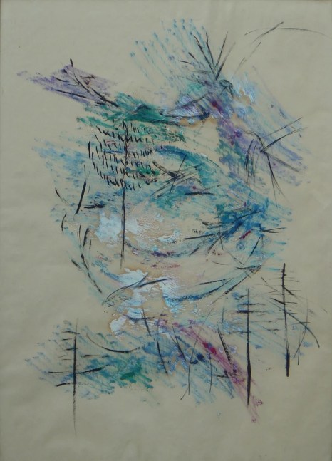 Alice Rahon

La golondrina (The Swallow), 1957

Oil on paper

35 3/16 x 25 5/8 in (89.4 x 65 cm)