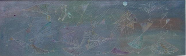 Alice Rahon

Twilight, 1946

Oil on canvas

12 5/8 x 39 in (32 x 99 cm)