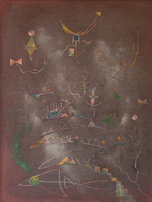 Alice Rahon

Autorretrato con autobiograf&amp;iacute;a (Self-Portrait with Autobiography), 1948

Oil and sand on canvas

28 x 22 in (73.6 x 55.9 cm)

Wirt&amp;nbsp;D.&amp;nbsp;Walker&amp;nbsp;Endowment, Major Acquisitions Centennial, Luella Thomas, Samuel A. Marx, Simeon B. Williams Endowment, and Maurice&amp;nbsp;D. Gelleher funds (2020.249).&amp;nbsp;&amp;nbsp;The&amp;nbsp;Art&amp;nbsp;Institute of Chicago, Chicago, USA