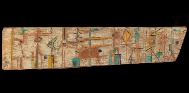 Alice Rahon

Untitled, n.d.

Oil on wood

3 3/4 x 16 3/4 in (9.5 x 42.6 cm)