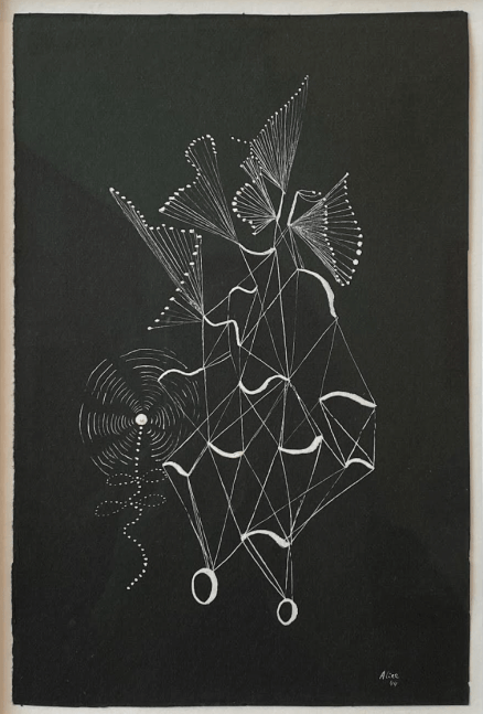La danse de minuit (The Midnight Dance),&amp;nbsp;from the series&amp;nbsp;Crystals in Space,&amp;nbsp;1944

Gouache on paper

9 x 6 inches (22.9 x 15.2 cm)

The Museum of Modern Art, New York, NY. Acquired through the generosity of Marie-Jos&amp;eacute;e and Henry R. Kravis.