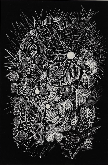 El insecto (The Insect),&amp;nbsp;from the series&amp;nbsp;Crystals in Space,&amp;nbsp;1943

Gouache on paper

9 7/8 x 6 7/16 in (25.1 x 16.4 cm)

The Museum of Modern Art, New York, NY. Gift of Jack Shear.