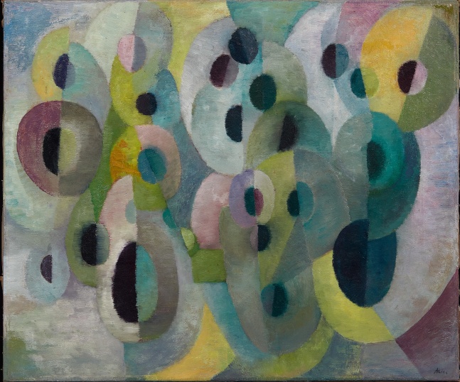 Alice Rahon

M&amp;eacute;moire de l&amp;rsquo;eau&amp;nbsp;(Water Memory), 1943

Oil on canvas

18 1/4 x 21 3/4 in (46.4 x 55.2 cm)