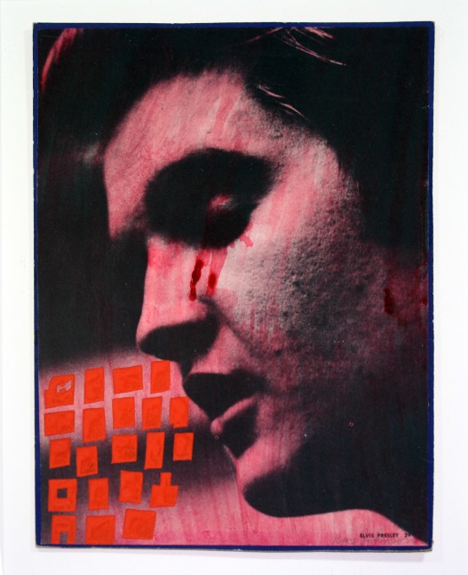Ray Johnson,&amp;nbsp;Oedipus (Elvis Presley #1),&amp;nbsp;1956-58, Mixed media collage on board,&amp;nbsp;10 15/16 &amp;times; 8 5/16 in., Collection of the Art Institute of Chicago,&amp;nbsp;Promised gift of The William S. Wilson Collection of Ray Johnson