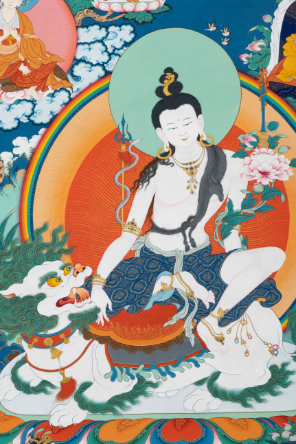 Avalokitesvara སྤྱིན་རས་གཟིགས། (detail)