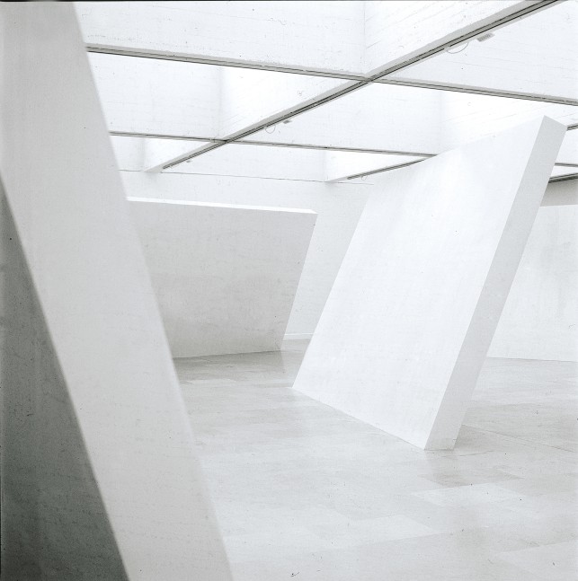 Installation view of sculptures by Ugo Rondinone