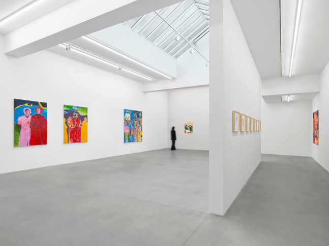 Installation view, Chemu Ng&amp;#39;ok, Echoes, Galerie Eva Presenhuber, Waldmannstrasse, Zurich, 2024