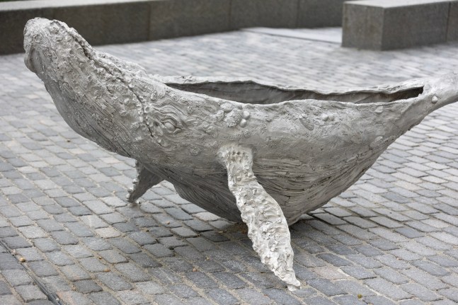 Installation view, Jean-Marie Appriou, Whale Song, Central Wharf, Boston, 2024
