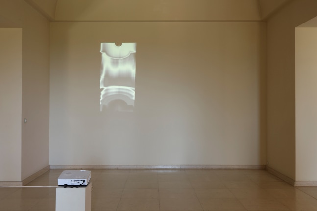 Installation view of videos by Trisha Donnelly