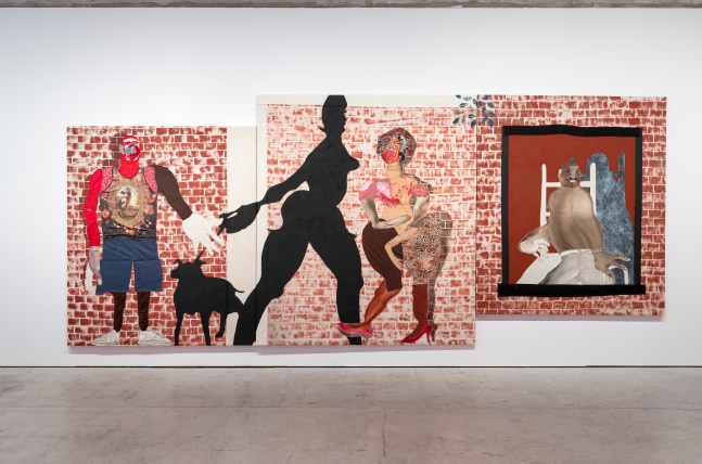 Installation view, Tschabalala Self, Around the Way, EMMA, Espoo, 2024