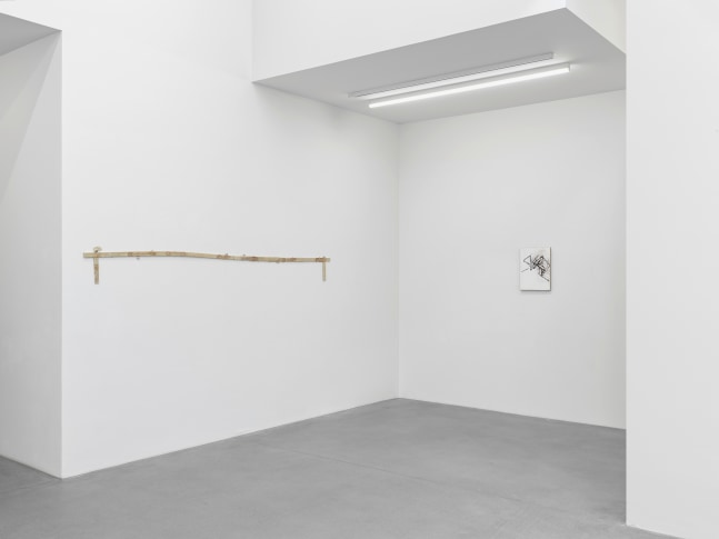 Installation view, Matias Faldbakken, Abstracts and Pewter Abstracts, Galerie Eva Presenhuber, Waldmannstrasse, Zurich, 2025