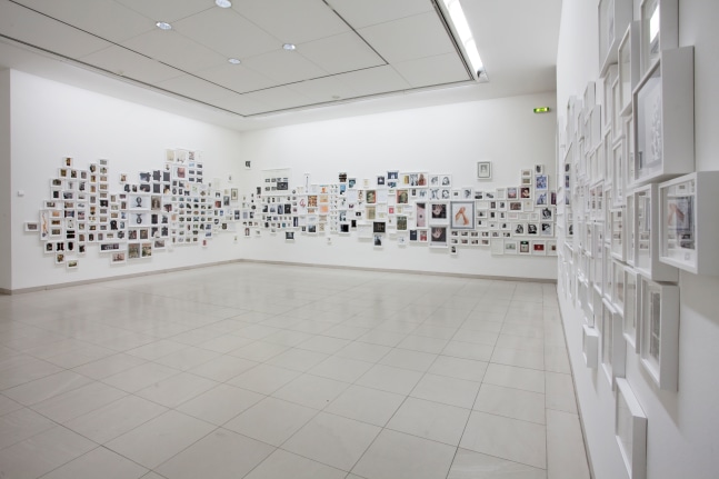 Installation view of photographs by Douglas Gordon