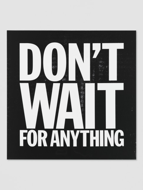 silkscreen work by John Giorno