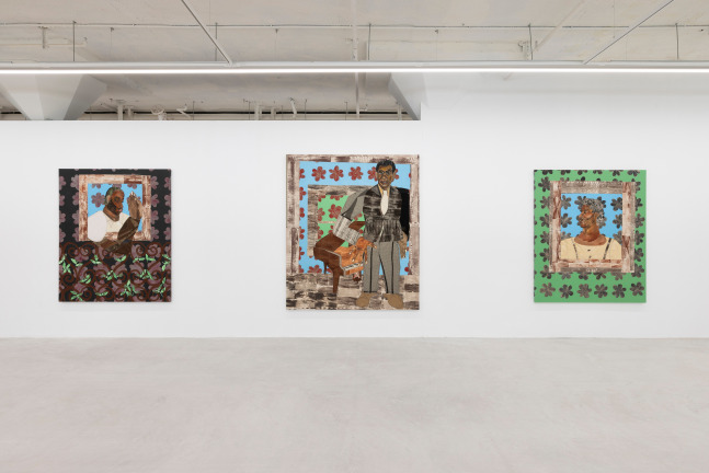 Installation view, Tschabalala Self, The Illusion of the Self, Longlati Foundation, Shanghai, 2025