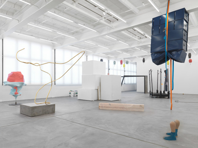 Installation view of group sculpture exhibition