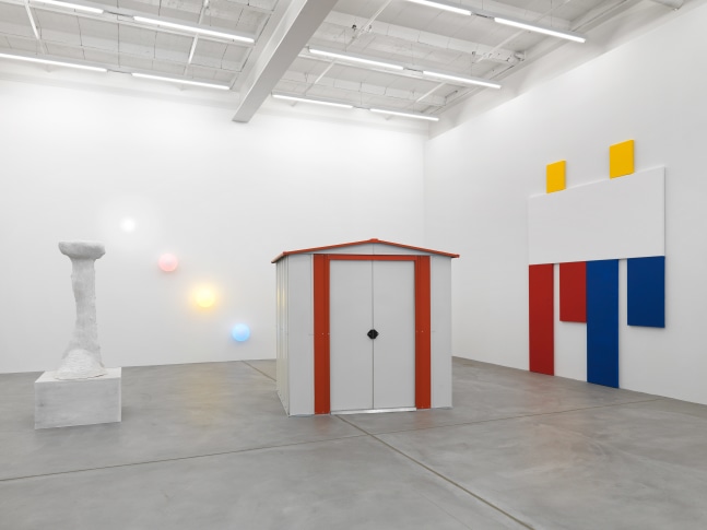 Installation view of group sculpture exhibition