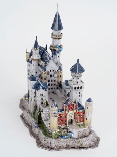 Tinkerbell&amp;#39;s home castle, Germany CubicFun&amp;#39;s World&amp;#39;s Great Architecture Germany, Neuschwanstein

2019

Foam board with plastic, glass and Swarovski crystals

35.5 x 44.5 x 18 cm / 14 x 17 1/2 x 7 in

&amp;copy; Karen Kilimnik