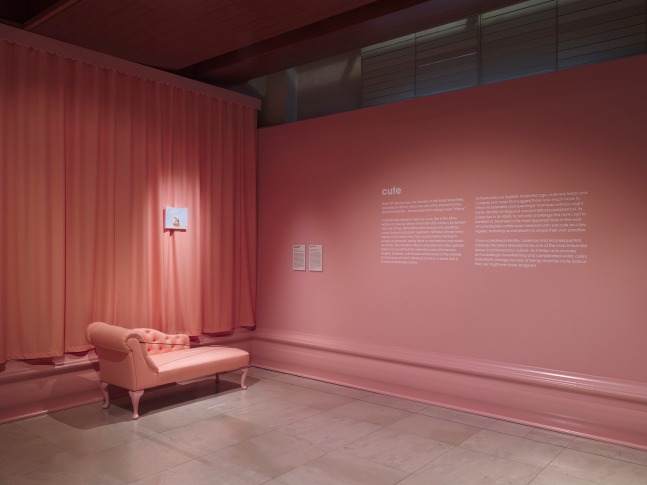 Installation view, Karen Kilimnik, Cute, Somerset House, London, 2024
