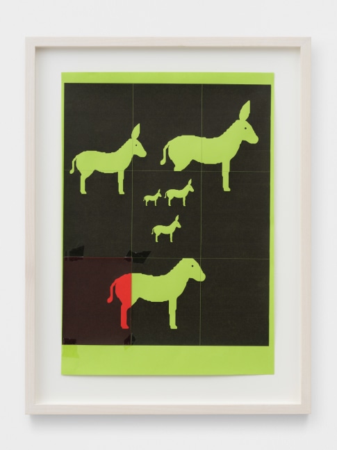 Collage by Valentin Carron