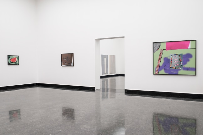 Installation view of Works by Lucas Blalock