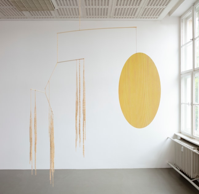 Installation view, Martin Boyce &amp;amp; Arrange Whatever Pieces Come Your Way, The Day Before Sewn into Sleep, Haubrok Foundation, Berlin, 2024&amp;nbsp;