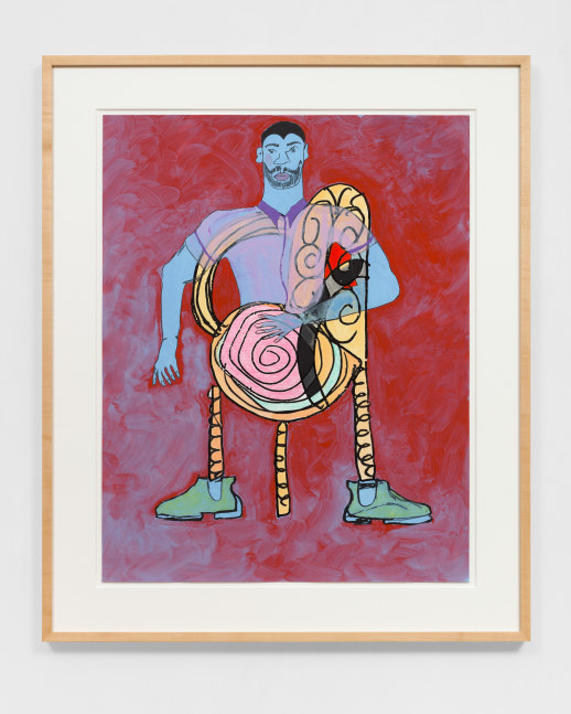 painting by Tschabalala Self