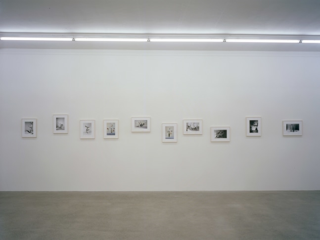 Installation view of Peter Fischli David Weiss photography exhibition