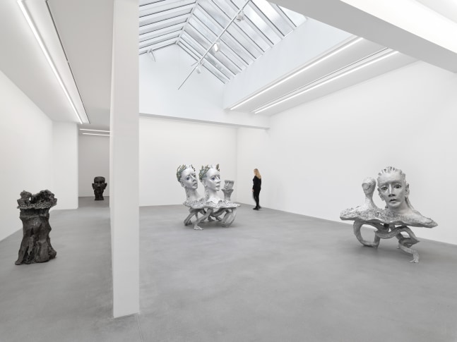 Installation view of Jean-Marie Appriou sculpture exhibition