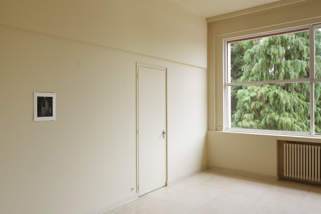 Installation view of sculpture by Trisha Donnelly