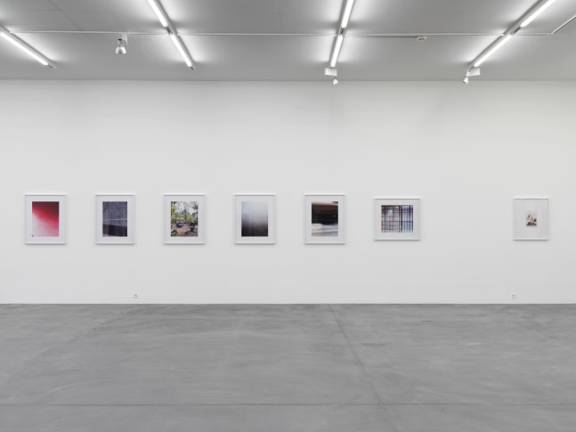 Installation view of Candida Höfer photography exhibition
