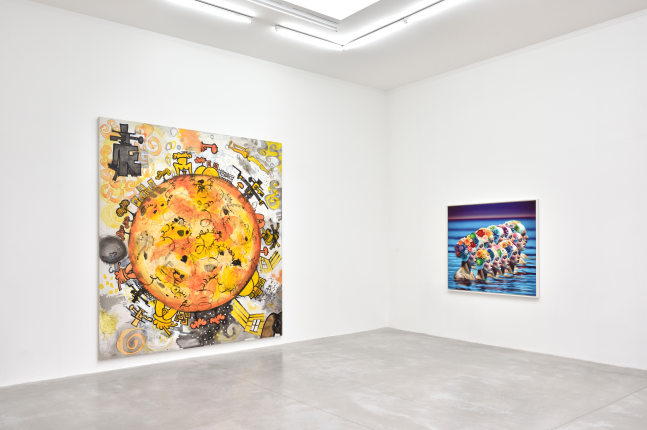 Installation view, Carroll Dunham &amp;amp; Laurie Simmons, Consortium Museum, Dijon, 2024