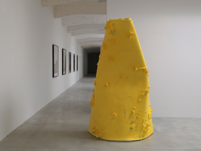 Installation view of sculptures by Alex Hubbard