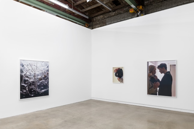 Installation view of photographies by Torbjørn Rødland