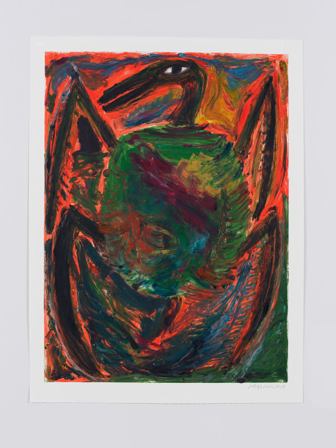 Untitled

2019

Monotype on Somerset paper

Unique

Sheet 91.5 x 68.5 cm / 36 x 27 in

Frame 101.5 x 76.5 x 3.5 cm / 40 x 30 1/8 x 1 3/8 in

&amp;copy; Josh Smith