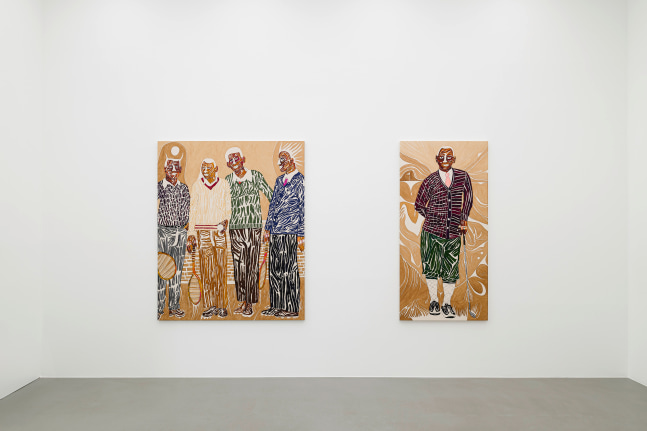 Installation view, Chase Hall, Momma&amp;#39;s Baby, Daddy&amp;#39;s Maybe, Galerie Eva Presenhuber, Vienna, 2025