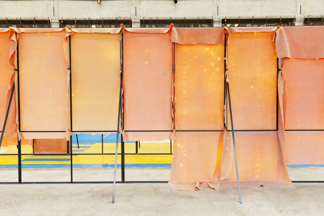 installation views of sculpture by Liesl Raff