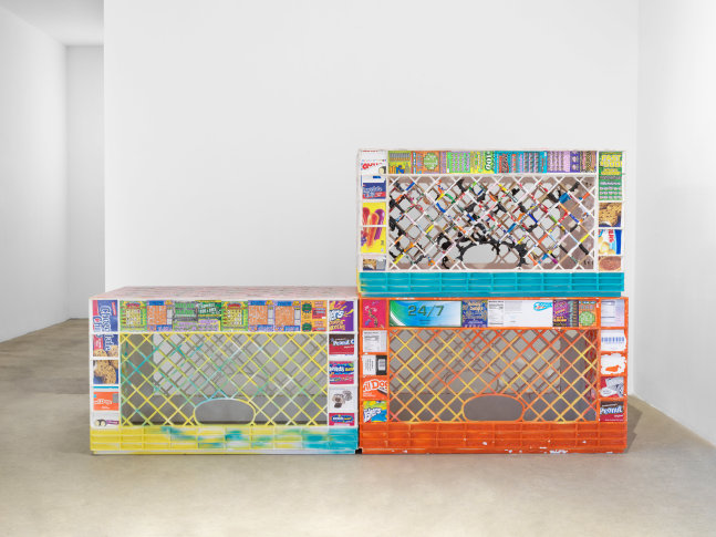 Installation view, Tschabalala Self, Bodega Run, Swiss Institute, New York, 2024