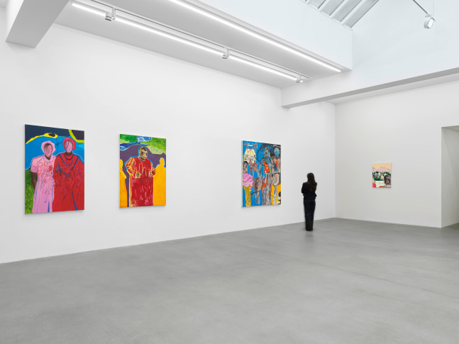 Installation view, Chemu Ng&amp;#39;ok, Echoes, Galerie Eva Presenhuber, Waldmannstrasse, Zurich, 2024