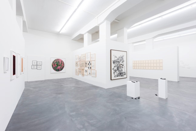 Installation view, Works on Paper, Galerie Eva Presenhuber, L&amp;ouml;wenbr&amp;auml;u Areal, Zurich, 2015