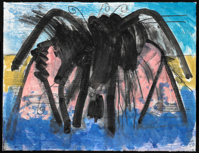 monotype by Carroll Dunham