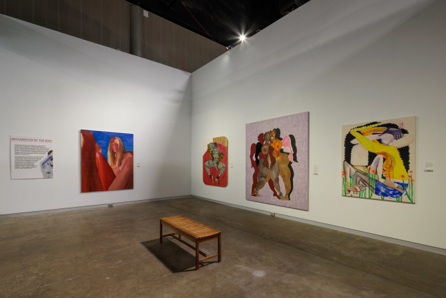 Installation view, Tschabalala Self,&amp;nbsp;She Said, She Said: Contemporary Women Artists, Arlington Museum of Art, Arlington, 2025