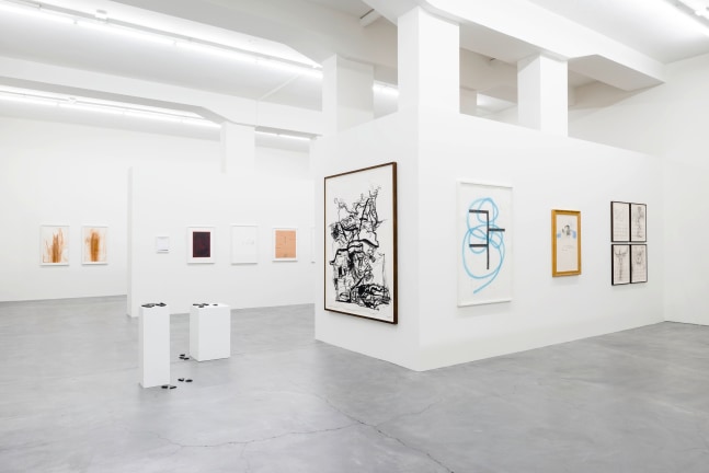 Installation view, Works on Paper, Galerie Eva Presenhuber, L&amp;ouml;wenbr&amp;auml;u Areal, Zurich, 2015