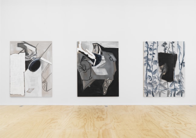 Installation view of Tobias Pils paintings exhibition