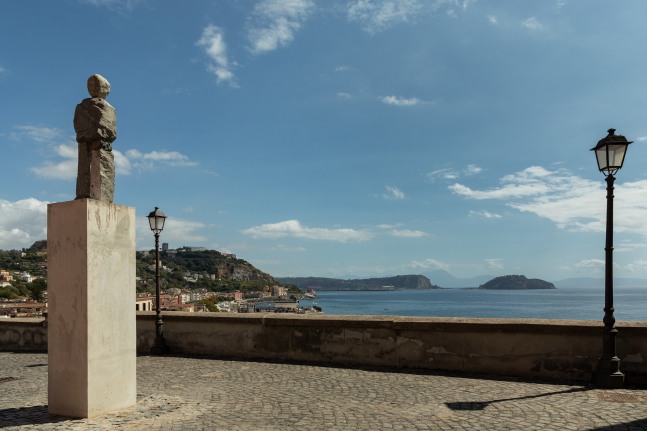 Installation view, Ugo Rondinone, the first, Panorama Pozzuoli, Napoli, 2025