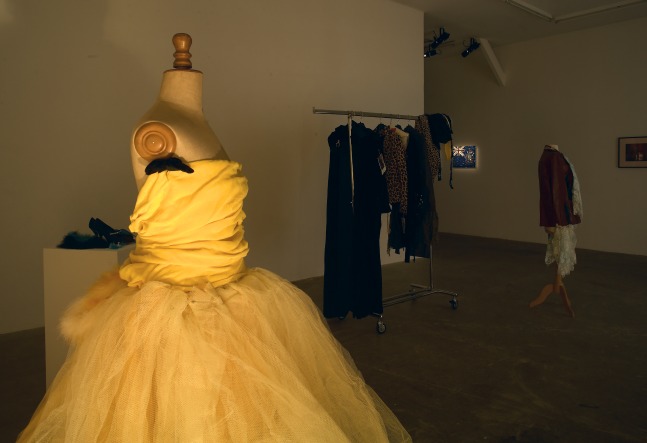 Installation view of works by Karen Kilimnik