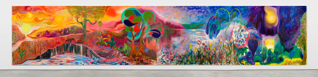 Painting by Shara Hughes